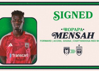 Ghanaian forward Ropapa Mensah joins USL side Greenville Triumph SC
