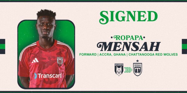 Ghanaian forward Ropapa Mensah joins USL side Greenville Triumph SC