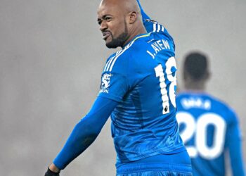 Leicester manager Ruud van Nistelrooy delighted to have Ayew back after suspension