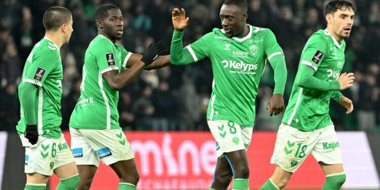 Augustine Boakye scores two goals as St. Étienne comeback to beat Stade Reims