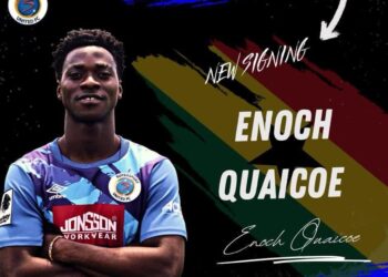 South African side SuperSport United signs Ghanaian winger Enoch Quaicoe until 2027