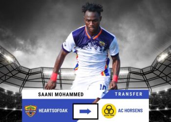 REVEALED: AC Horsens paid €250,000 to Hearts of Oak for winger Saani Mohammed