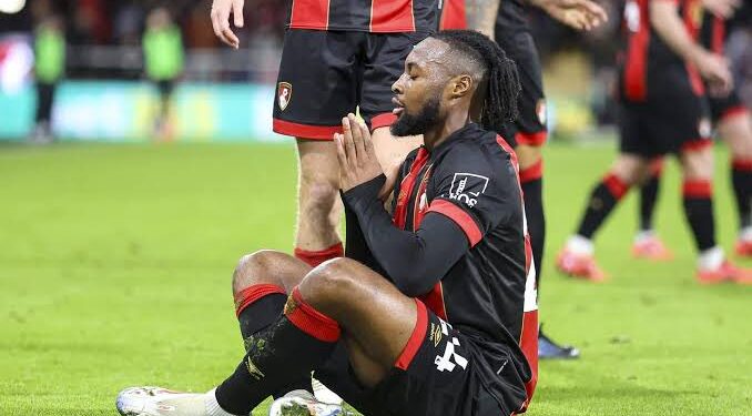 Antoine Semenyo scores as Bournemouth thrash Nottingham Forest in Premier League clash