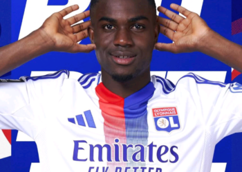 Ernest Nuamah scores in Lyon’s draw at Nantes