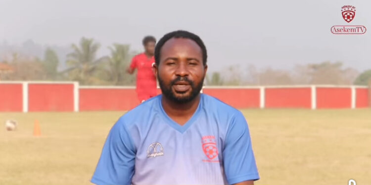Coach Barnabas Awuni Secures First Win with Asekem FC in a 4-1 Away Victory Over Nzema Kotoko Royals