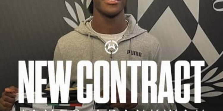 Ghana youngster James Abankwah commits long-term future to Udinese Calcio