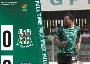 Ghana Premier League: Stalemate at Nsenkyire Sports Arena as Samartex and Hearts of Oak share the spoils