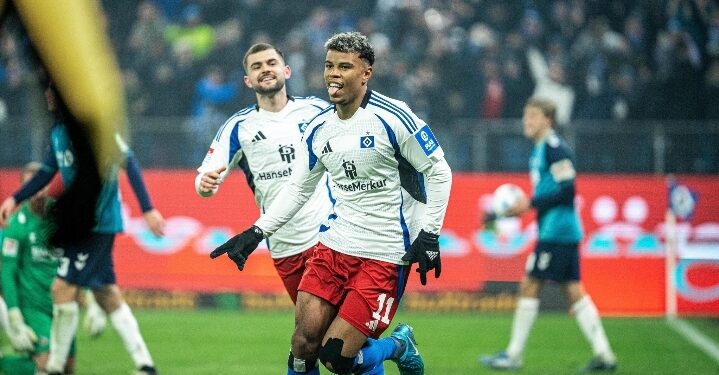 Ransford Yeboah’s heroics secure victory for Hamburger against FC Koln