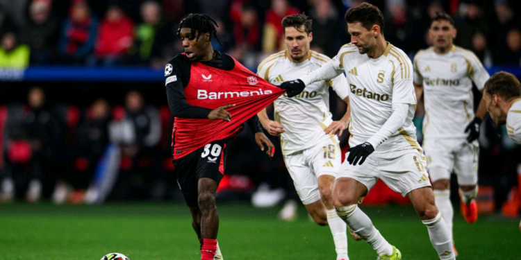 Jeremie Frimpong shines with assist in Bayer Leverkusen’s 2-0 victory over Sparta Prague