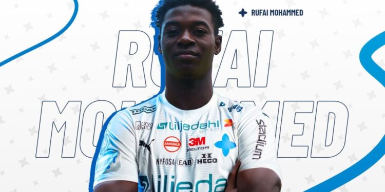 Ghanaian Defender Rufai Mohammed joins Swedish side IFK Värnamo on loan from IF Elfsborg