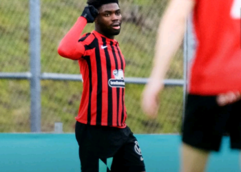 Ezekiel Alladoh scores for IF Brommapojkarna in Sweden