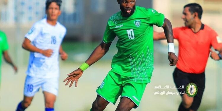 Former Asante Kotoko striker Kalo Ouattara making waves in the Iraqi Premier League, leads scoring chart for Maysan SC