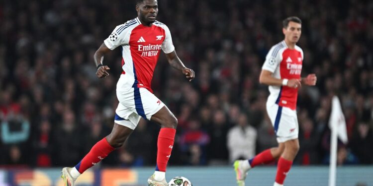 “What a Night” – Thomas Partey reacts after superlative display in Arsenal’s Champions League win over Madrid