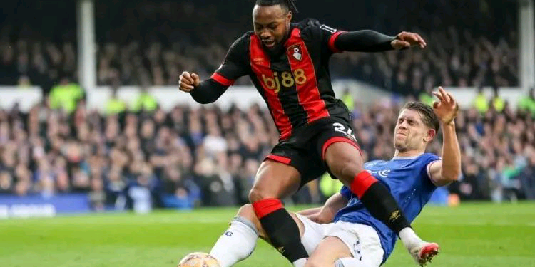 Antoine Semenyo’s penalty inspires Bournemouth to FA Cup victory over Everton