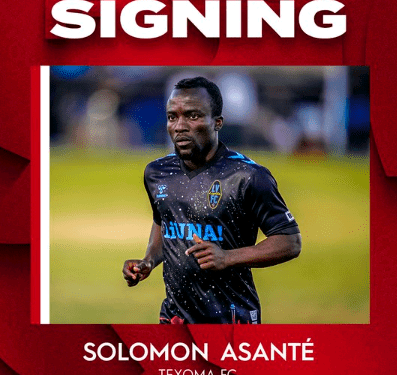 Texoma FC sign Ghanaian attacker Solomon Asante for 2025 season