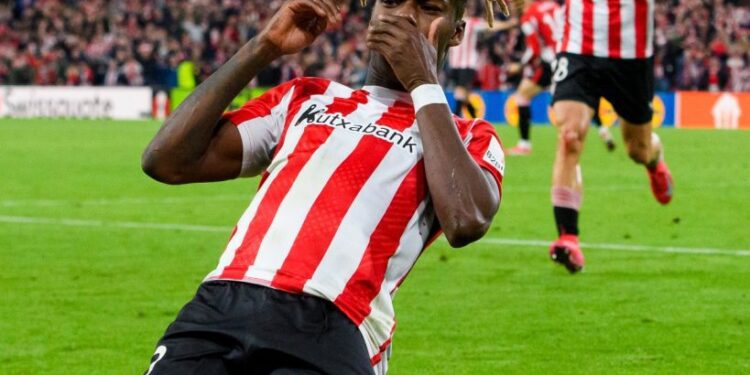 Nico Williams inspires Athletic Club to Europa League quarter-finals with brilliant brace