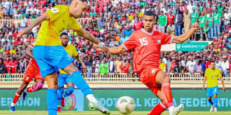 Aubamenyang scores twice to send Gabon to top of Group F