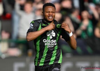 Lawrence Agyekum excited after scoring first goal for Cercle Brugge in Belgian Pro League