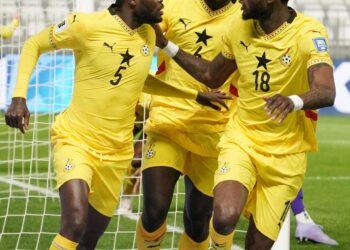 2026 WCQ: Partey’s brace leads Ghana to crucial Group I win over Madagascar