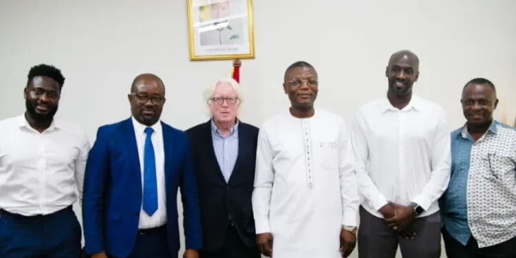 GFA President Kurt Okraku Leads Black Stars Technical Team in Meeting with Sports Minister