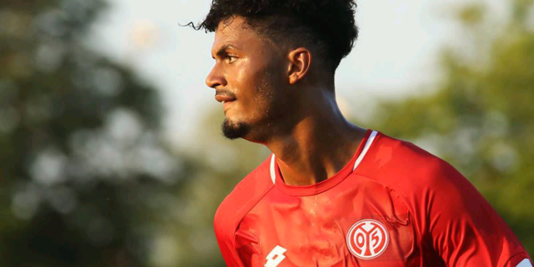 Ghanaian forward Aaron Seydel scores for Aalborg in defeat to Nordsjaelland