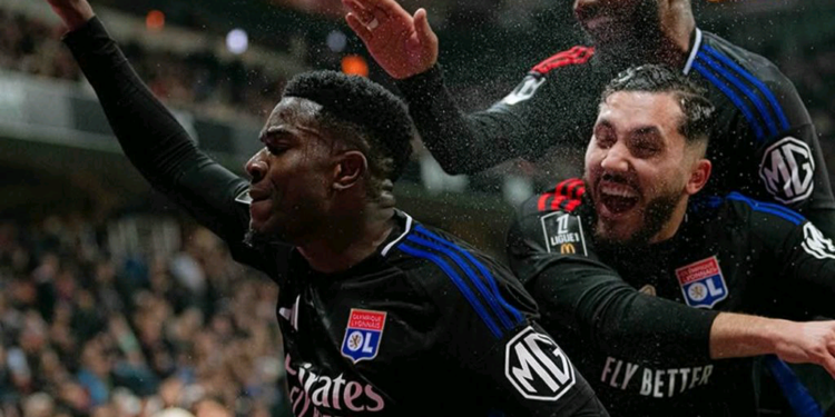Ernest Nuamah delighted after scoring in Lyon’s crucial win over Nice