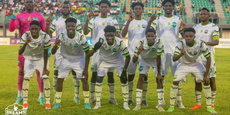 Ghana Premier League: Dreams FC pick vital away win against Heart of Lions