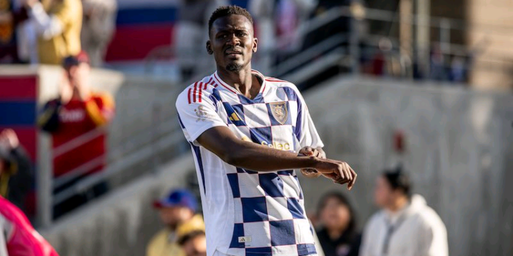 Ghanaian forward Foster Ajago scores first MLS goal for Real Salt Lake in 2-0 victory over Seattle Sounders