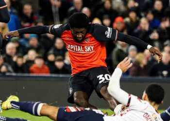VIDEO: English-Ghanaian forward Gideon Kodua scores late to rescue Luton Town against Bolton Wanderers