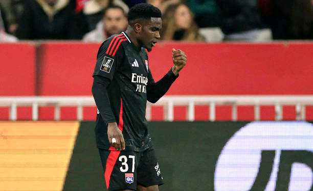 Ernest Nuamah’s Lyon bonus tripled after stunning goal in win over OGC Nice