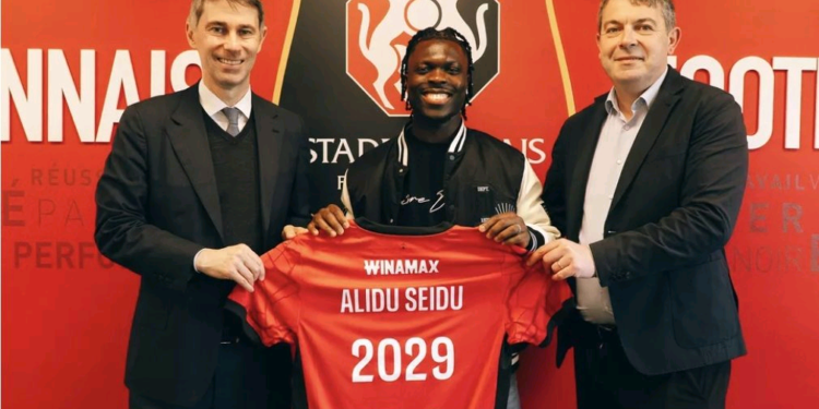 Alidu Seidu extends Rennes stay until 2029