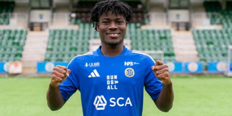 Ghanaian defender Charles Baah thrilled to join GIF Sundsvall