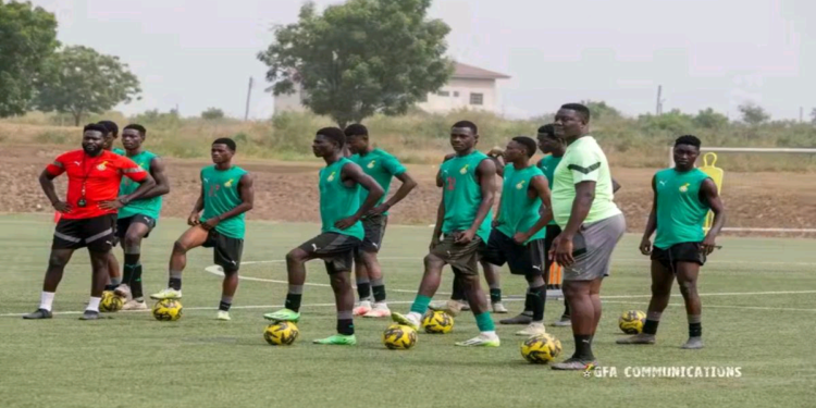 Ghana U-20 team opens residential camp ahead of 2025 AFCON in Egypt