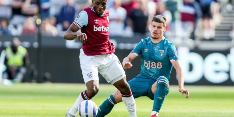 Mohammed Kudus ends goal involvement drought with crucial assist in West Ham’s 2-2 draw against Bournemouth