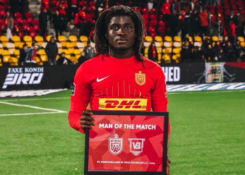 Caleb Yirenkyi nominated for Danish Superliga Young Player of the Month