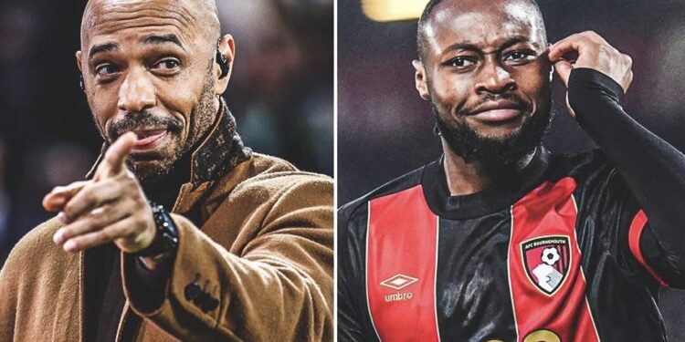 Thierry Henry hails Antoine Semenyo’s winner with hilarious food reference after Bournemouth’s win over Fulham
