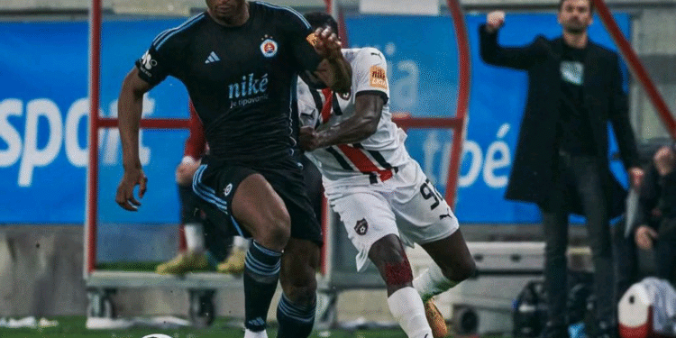 Rahim Ibrahim scores first goal for Slovan Bratislava in fierce derby win over Spartak Trnava