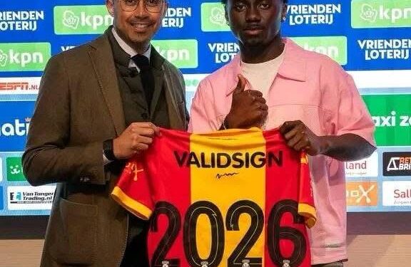 Dutch-Ghanaian forward Ofosu Boakye signs first professional contract with Go Ahead Eagles