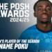 Ghanaian young forward Kwame Poku Adubofour wins three awards in England