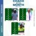 Three coaches battle for NASCO Coach of the Month for March