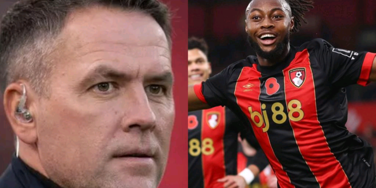 Michael Owen SALIVATES over Antoine Semenyo’s displays for Bournemouth