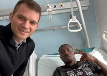 Ibrahim Zubairu thanks Partizan fans after injury setback