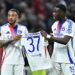Lyon players show pupport for injured teammate Ernest Nuamah ahead of Manchester United clash