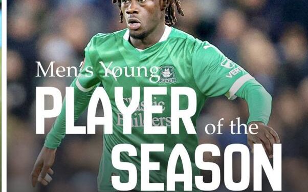 Ghanaian youngster Darko Gyabi wins Young-Player-Of-The-Season at Plymouth Argyle