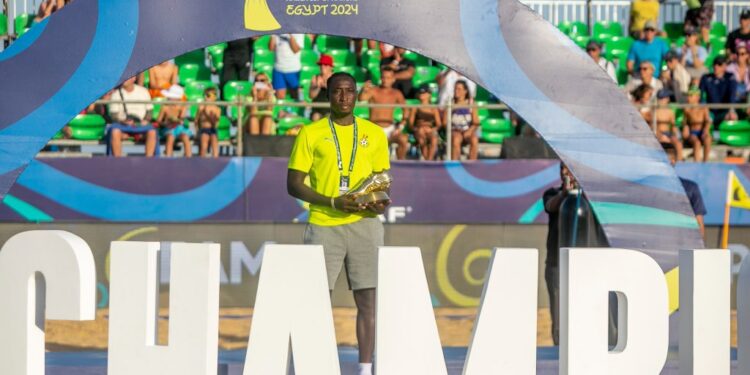 Ghanaian beach soccer player Alexander Adjei makes history with move to Barcelona beach soccer club