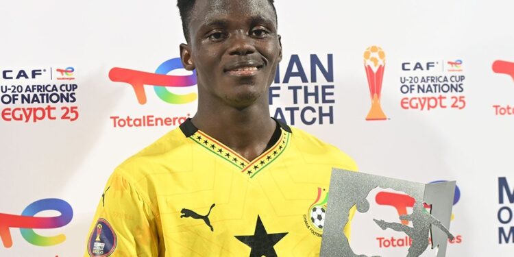 CAF U-20 Championship: Abdul Aziz Issah wins Man-Of-The-Match award in Ghana’s victory