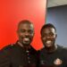 George Boateng meets joyful Salis Samed after Sunderland reach Championship Play-Off final
