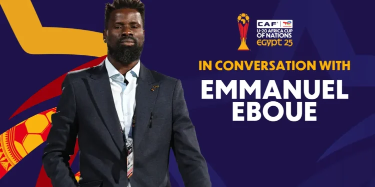 Emmanuel Eboué charts new path in football at CAF U20 AFCON, Egypt 2025