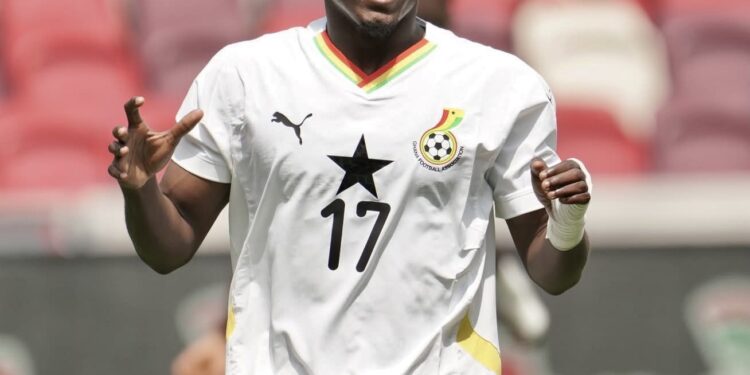 A Dream Come True: Mohammed Fuseini reacts after scoring debut Ghana goal