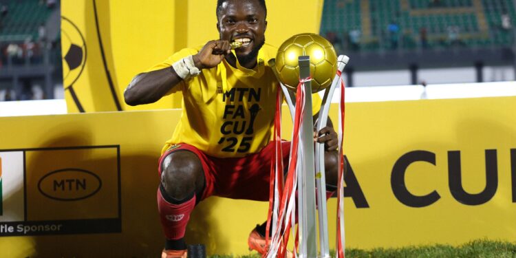 Kotoko captain Frederick Asare celebrates “Special Day” after FA Cup triumph